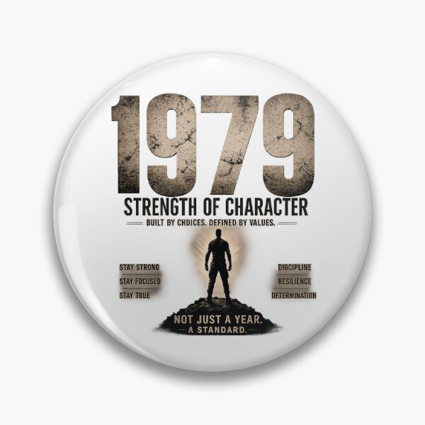 Item preview, 1979 Strength of Character Vintage Birthday Design designed and sold by JMDG Studio.