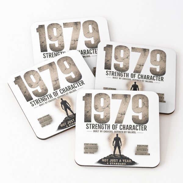 Item preview, 1979 Strength of Character Vintage Birthday Design designed and sold by JMDG Studio.