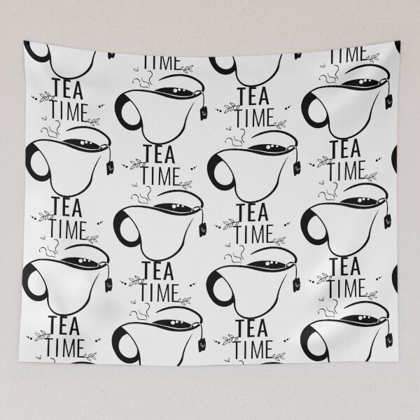 Item preview, hot tea time silhouette  designed and sold by OrPolly.