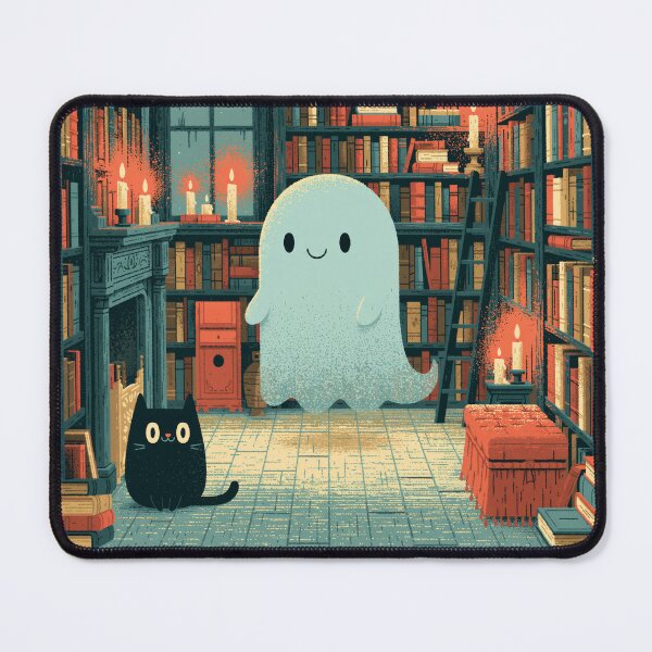 Item preview, Haunted Library - Spooky Ghost Dark Academia Book Tee designed and sold by FrostyFrisby.