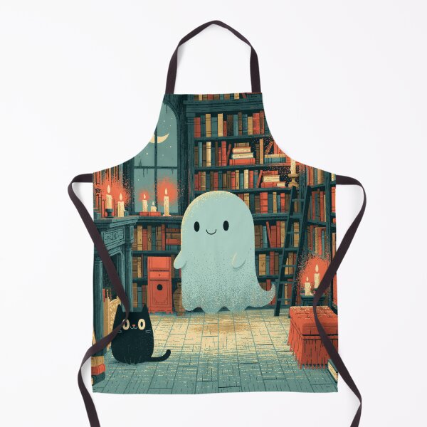 Item preview, Haunted Library - Spooky Ghost Dark Academia Book Tee designed and sold by FrostyFrisby.