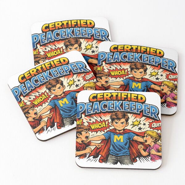 Item preview, Certified Peacekeeper Superhero T-Shirt | Middle Child Hero Apparel designed and sold by irfanshikh.