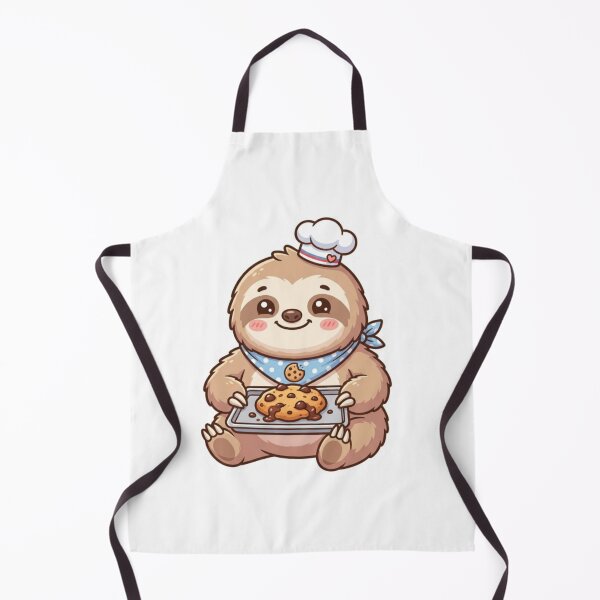Item preview, Cute Sloth Baker Making Chocolate Cookies designed and sold by abdelski.