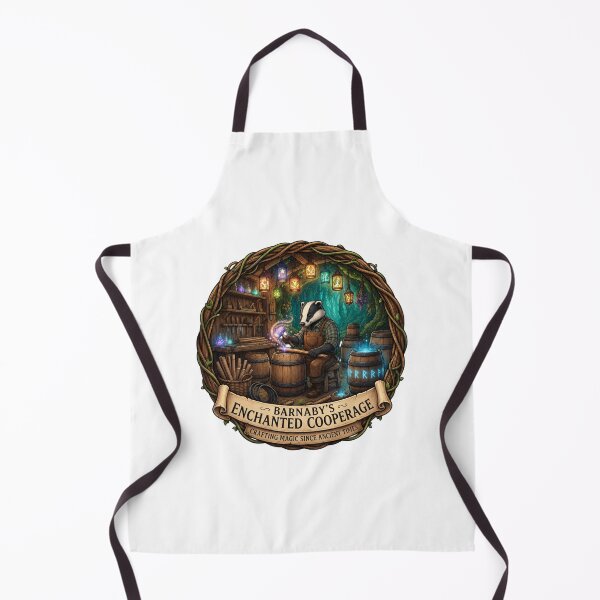 Item preview, Barnaby's Enchanted Cooperage | Magical Barrel Maker | Woodland Cooper Workshop | Fantasy Woodcraft Gift designed and sold by MrDev.
