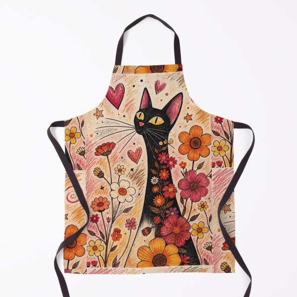 Artikelvorschau, Geometrische Doodle-Katze – Moderne Patchwork-Katze entworfen und verkauft von fateh236.