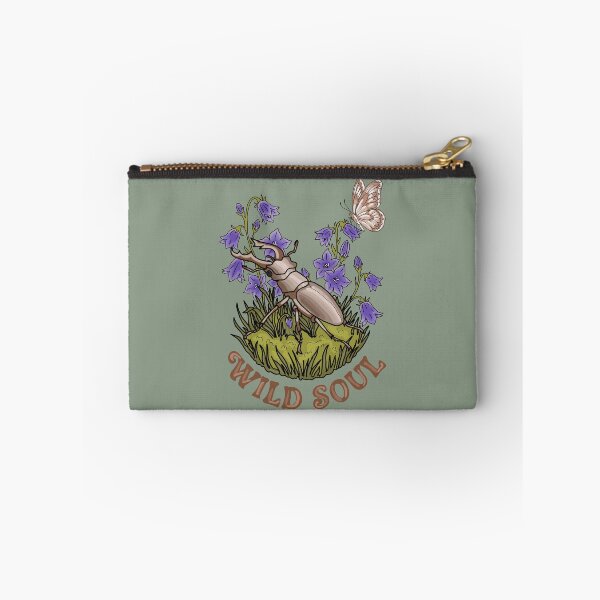 Item preview, Stag Beetle and Butterfly Retro Illustration designed and sold by LeshanArt.