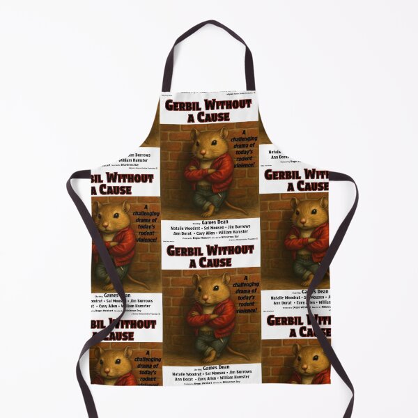 Item preview, Gerbil Without a Cause Retro Classic Movie Parody designed and sold by MissTerryWoman.