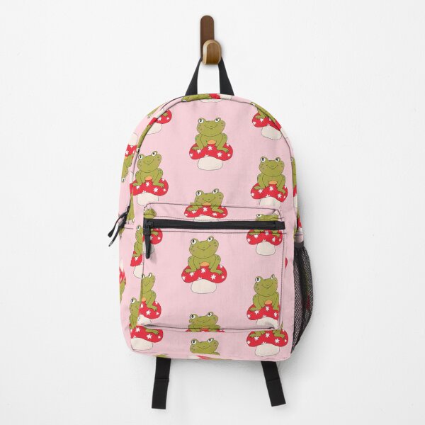 Item preview, Hoppy the Frog on Toadstool (Red) designed and sold by yellowflowerhut.