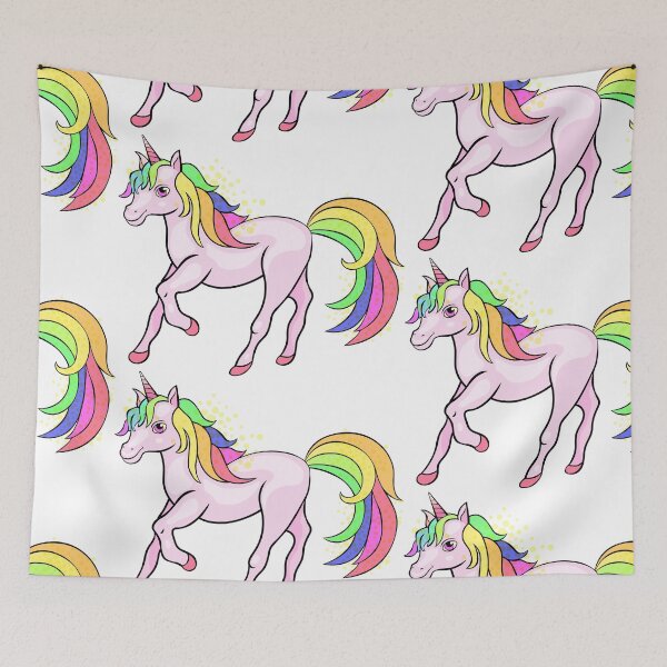 Item preview, magical unicorn with a thick mane designed and sold by OrPolly.