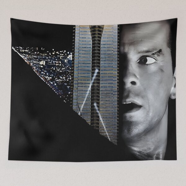 Item preview, Die Hard Original Custom Vintage Movie Poster Art designed and sold by Cool Robot Bro..
