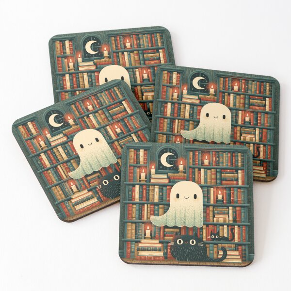 Item preview, Haunted Library - Spooky Ghost Dark Academia Book Tee designed and sold by FrostyFrisby.