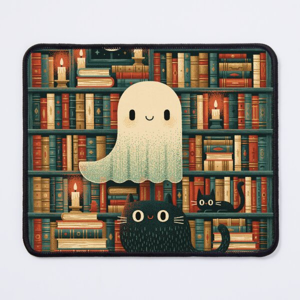 Item preview, Haunted Library - Spooky Ghost Dark Academia Book Tee designed and sold by FrostyFrisby.