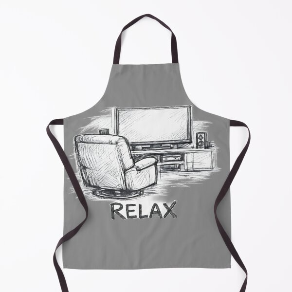 Item preview, Relax Sketch – Minimalist Chair and TV Scene designed and sold by FilBlue.
