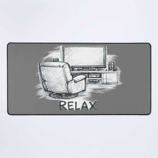 Item preview, Relax Sketch – Minimalist Chair and TV Scene designed and sold by FilBlue.