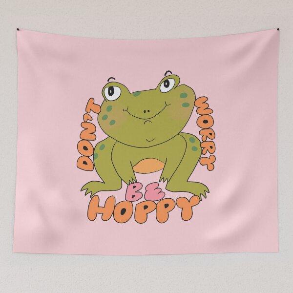 Item preview, Dont Worry Be Hoppy (Orange) designed and sold by yellowflowerhut.