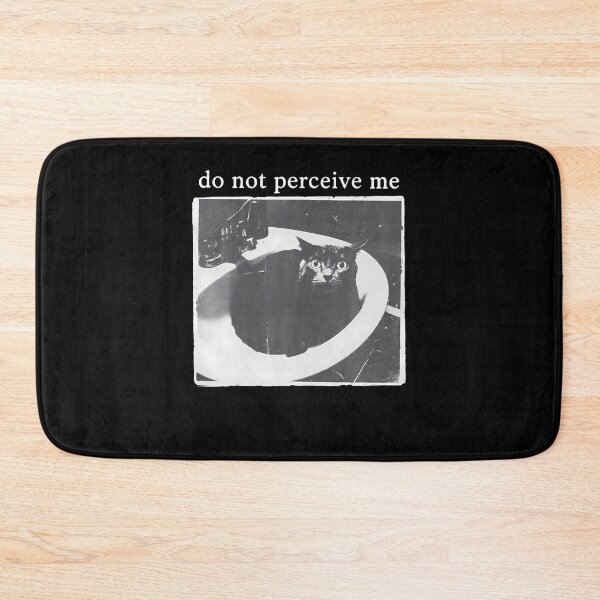 Item preview, Do Not Perceive Me Funny Meme Cat Lover designed and sold by Apparel-Vortex.
