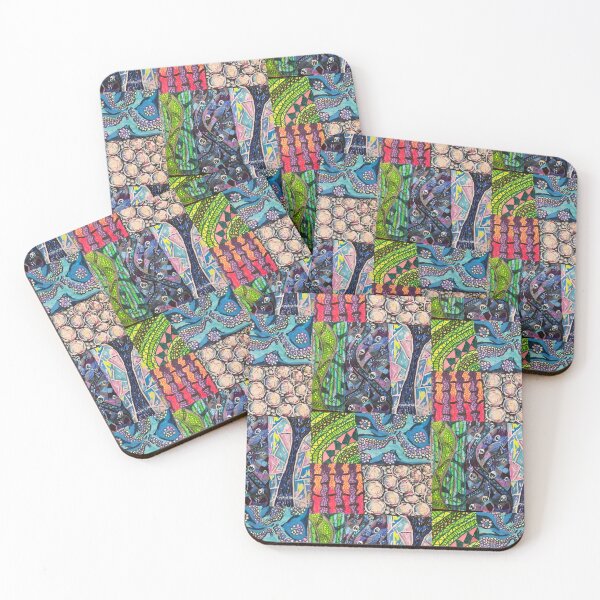 Item preview, Busy Patchwork Doodle A Day  designed and sold by DancingCreek.