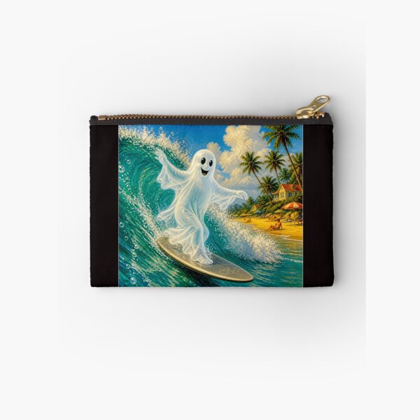 Item preview, Whimsical Ghost Surfer designed and sold by Helios Be. Lavsh.