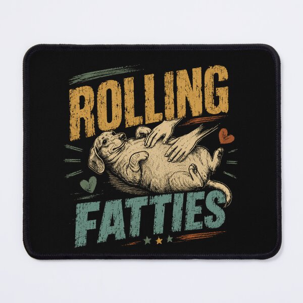 Item preview, Rolling Fattties Funny Pug Dog Lover Owner designed and sold by RetroMini2026.