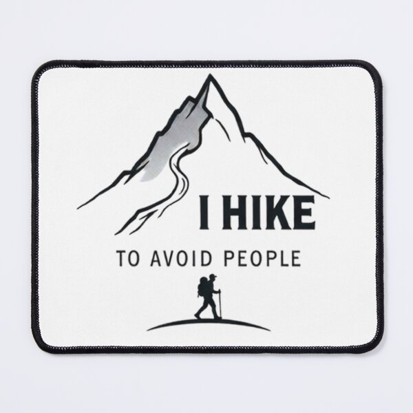 Item preview, I Hike to Avoid People – Funny Introvert Mountain Design designed and sold by GabeMountainArt.