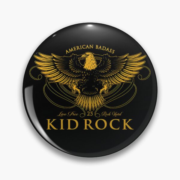 Item preview, Golden Eagle Live Free Rock World designed and sold by TheNeilByrnes.