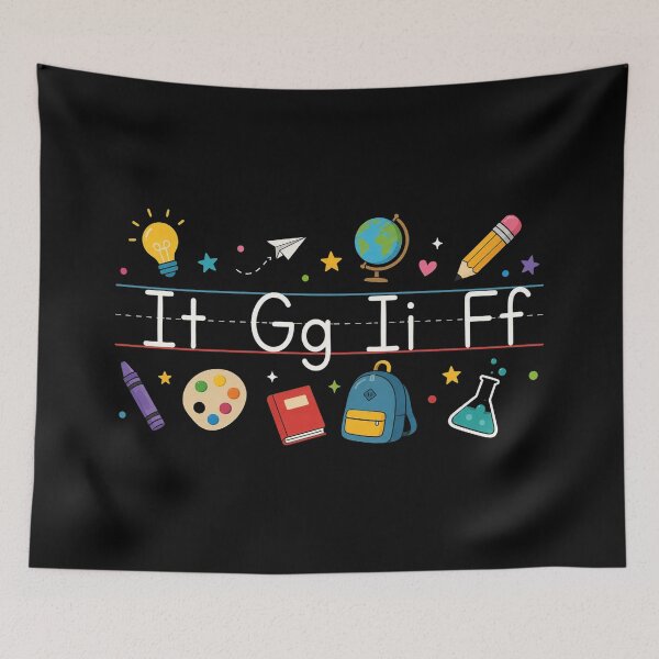 Item preview, TGIF Teacher, Alphabet Teacher, Kindergarten Teacher, Teacher Christmas, Teacher designed and sold by Sprinkle12345.