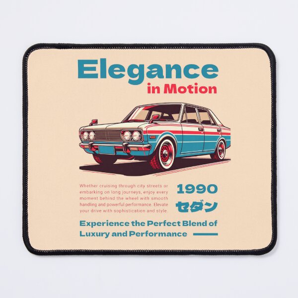 Item preview, Retro Vintage JDM Sedan Poster Art – Classic 70s Car Design designed and sold by PrimeRacer.