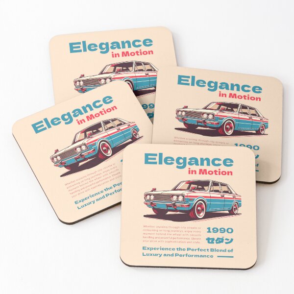 Item preview, Retro Vintage JDM Sedan Poster Art – Classic 70s Car Design designed and sold by PrimeRacer.