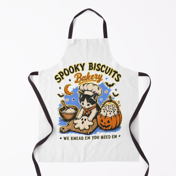 Item preview, Spooky Biscuits Bakery Halloween Cat Ghost Shirt designed and sold by StormbornAther.