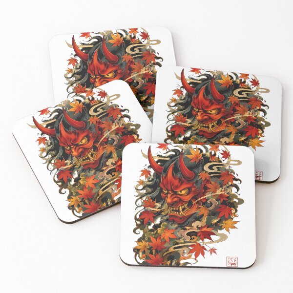 Item preview, Autumn Hannya Mask | Japanese Demon Mask designed and sold by kaxymax.