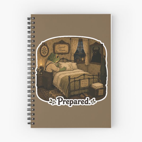 Item preview, Prepared Frog Sticker – Cozy Guest Room | Cottagecore Horror & British Dark Humor designed and sold by SimplePoDesign.