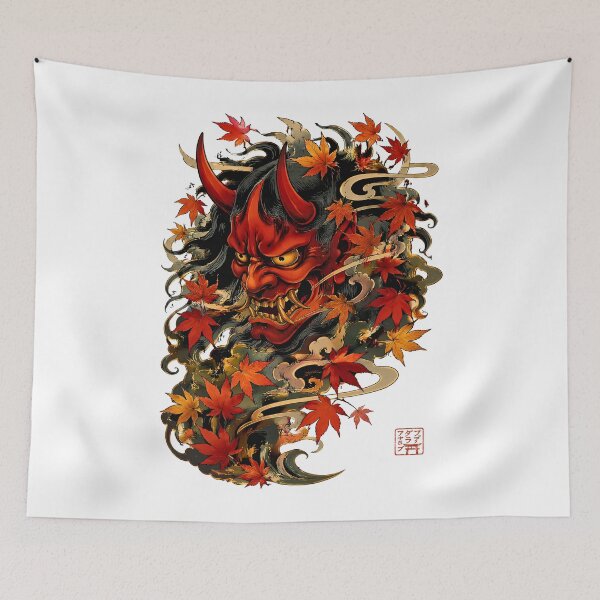 Item preview, Autumn Hannya Mask | Japanese Demon Mask designed and sold by kaxymax.