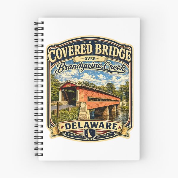 Item preview, Smith Covered Bridge over Brandywine Creek Rustic designed and sold by gotucoveredart.