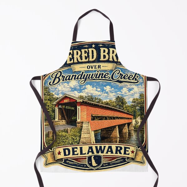 Item preview, Smith Covered Bridge over Brandywine Creek Rustic designed and sold by gotucoveredart.