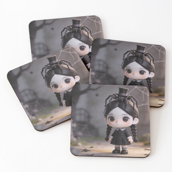 Item preview, Chibi Gothic Wednesday Addams designed and sold by TrezeTreze.