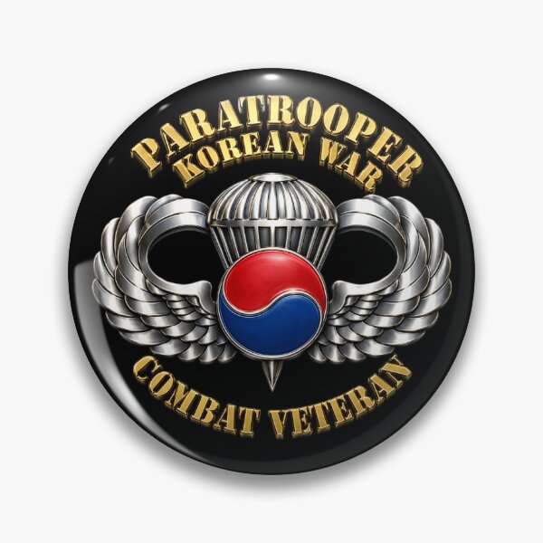 Item preview, SOF - Paratrooper - Korean War - Cbt Vet - 3D X 300 designed and sold by Military Insignia Products.