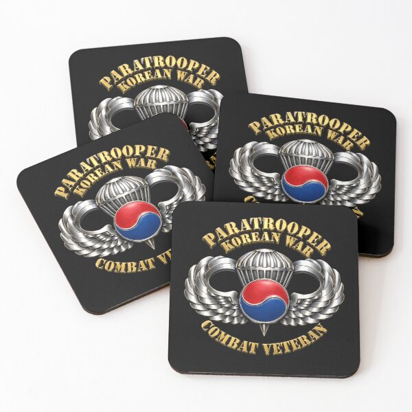 Item preview, SOF - Paratrooper - Korean War - Cbt Vet - 3D X 300 designed and sold by Military Insignia Products.