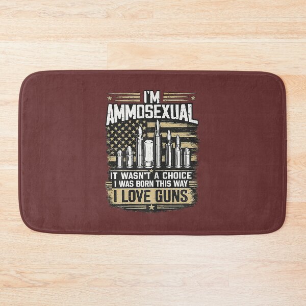 Item preview, I'm Ammosexual Born This Way Love Guns USA Flag Graphic designed and sold by TESTTES.