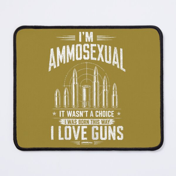 Item preview, I'm Ammosexual Born This Way Love Guns USA Flag Graphic designed and sold by TESTTES.