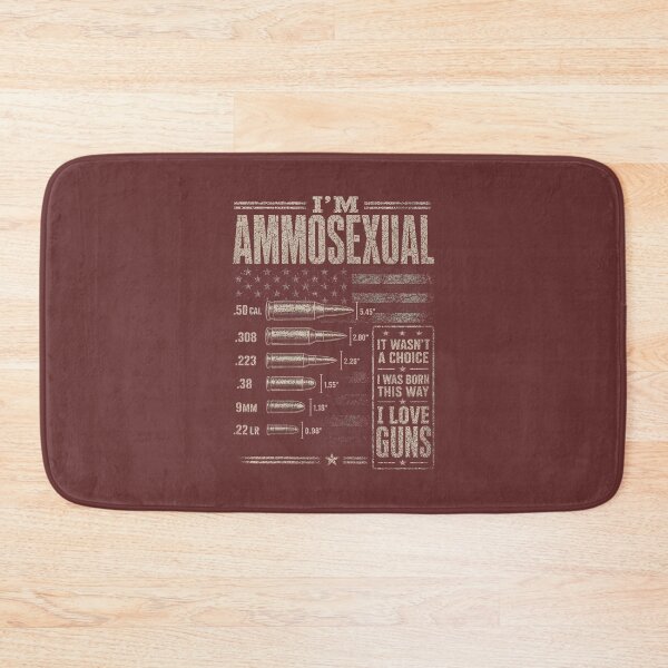 Item preview, I'm Ammosexual Born This Way Love Guns USA Flag Graphic designed and sold by TESTTES.