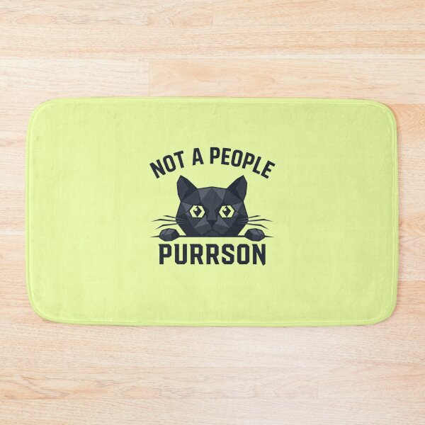 Item preview, Not A People Purrson Funny Cat Introvert V3 designed and sold by creativerooney.