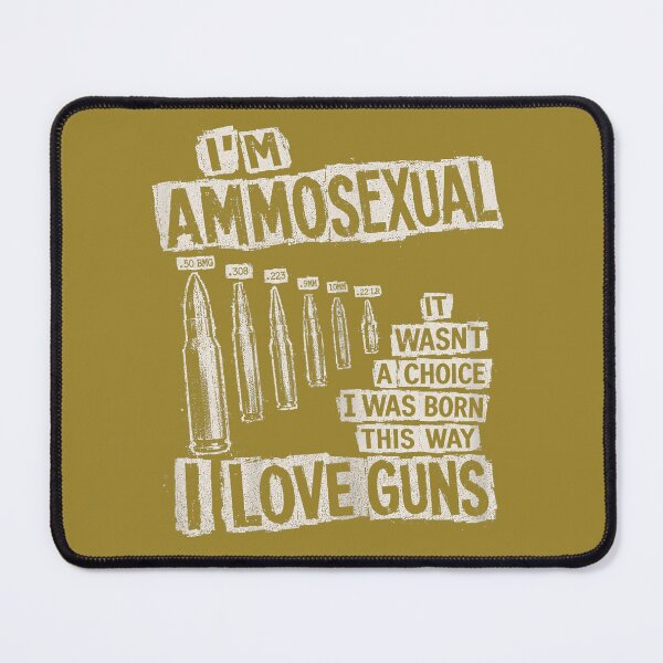 Item preview,  I'm Ammosexual Born This Way Love Guns USA Flag Graphic designed and sold by TESTTES.