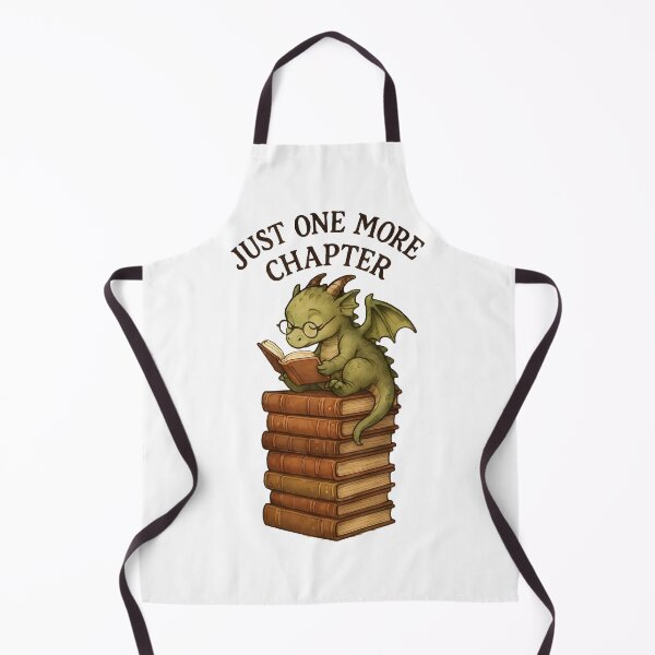 Item preview, Just One More Chapter - Bookish Dragon designed and sold by Dhenin Studio.