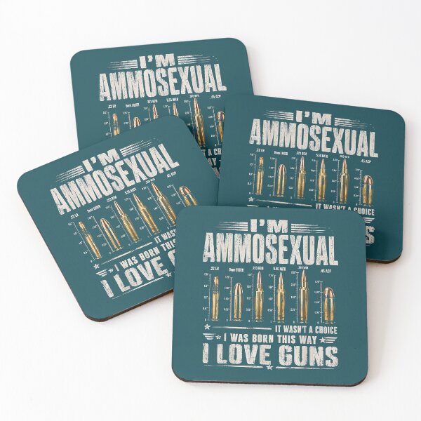 Item preview, I'm Ammosexual Born This Way Love Guns USA Flag Graphic designed and sold by KathieFaugh.