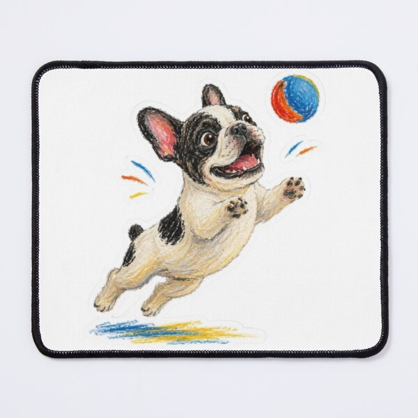 Item preview, French Bulldog Chasing Ball designed and sold by Snurly.