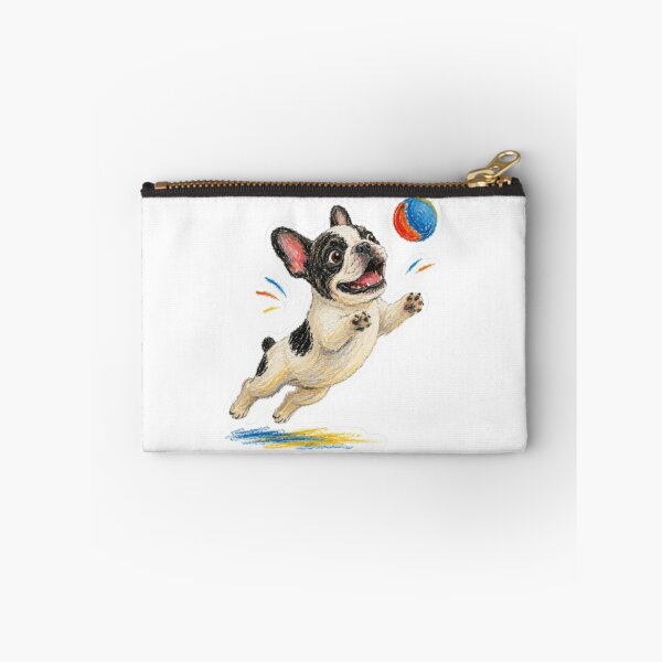 Item preview, French Bulldog Chasing Ball designed and sold by Snurly.