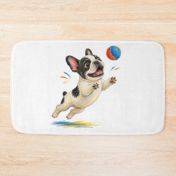 Item preview, French Bulldog Chasing Ball designed and sold by Snurly.