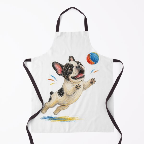 Item preview, French Bulldog Chasing Ball designed and sold by Snurly.