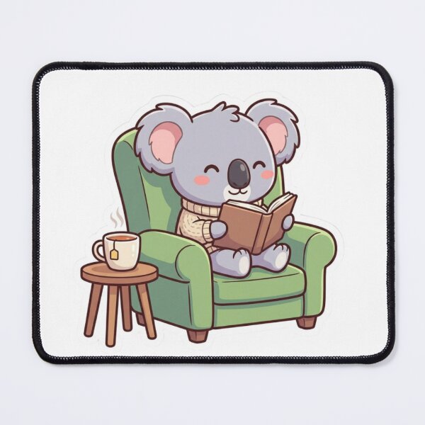 Item preview, Cute Cozy Koala Reading Book with Tea designed and sold by abdelski.