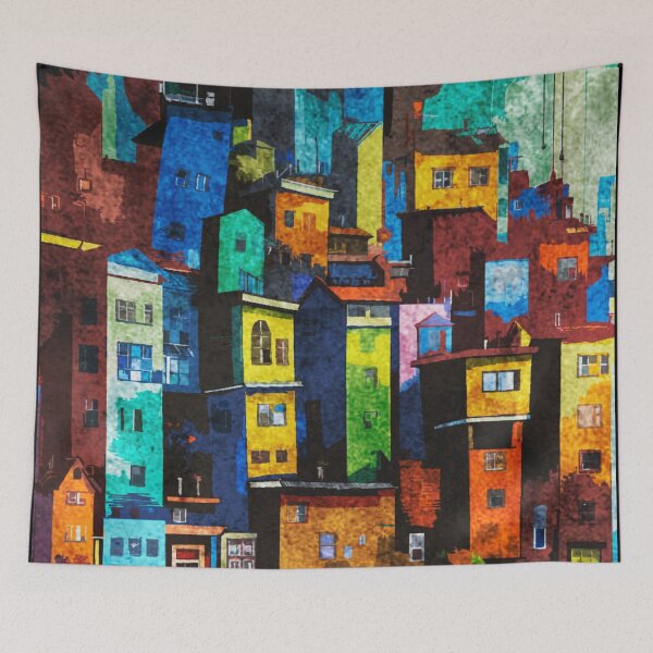 Item preview, Abstract city designed and sold by kinpirks.